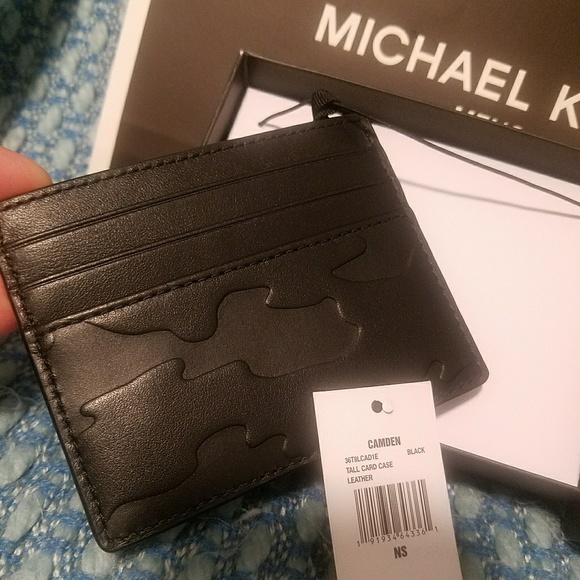 fathers day new card case leather w box AUTHENTIC - Picture 2 of 8